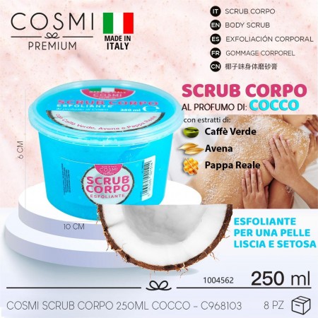 EXFOLIANTE CORPORAL COCO 250ML COSMI