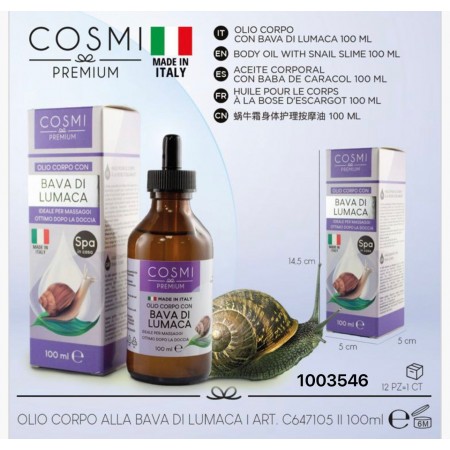 COSMI PREMIUM OLIO CON BAVA DI LUMACA 100ML