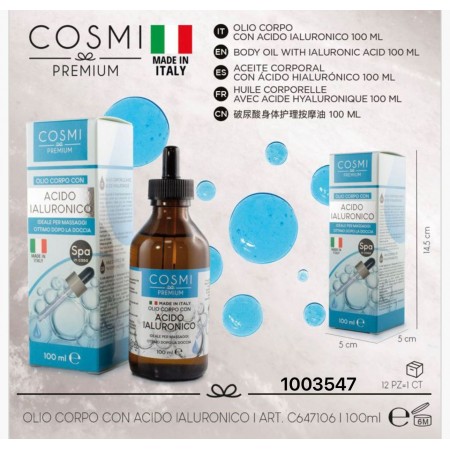 COSMI PREMIUM OLIO CON ACIDO IALURONICO 100ML