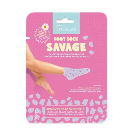 IDC INSTITUTE EXFOLIATING PRINTED FOOT MASK
