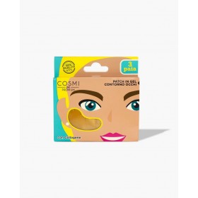 PARCHE DE OJOS  ORO TRES PIEZAS