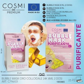 MASCARILLA FACIAL BURBUJA ORO