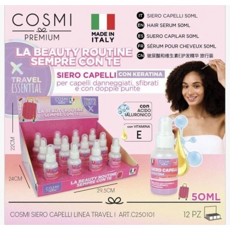 SUERO CAPILAR CON KERATINA Y VITAMINA E EN GOTAS 50 ML