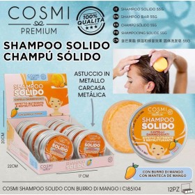 SHAMPOO SOLIDO MANGO CABELLO DAÑADO 55 GR