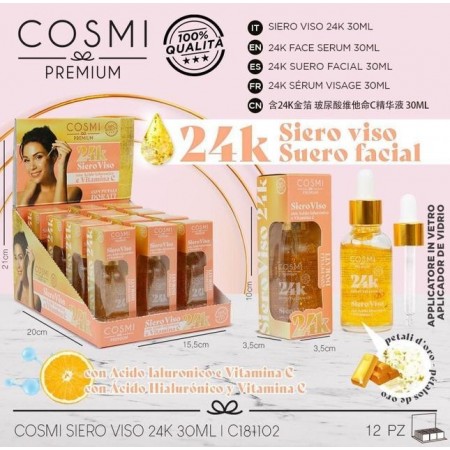 SERUM FACIAL ORO 24 K VITAMINA C 30 ML