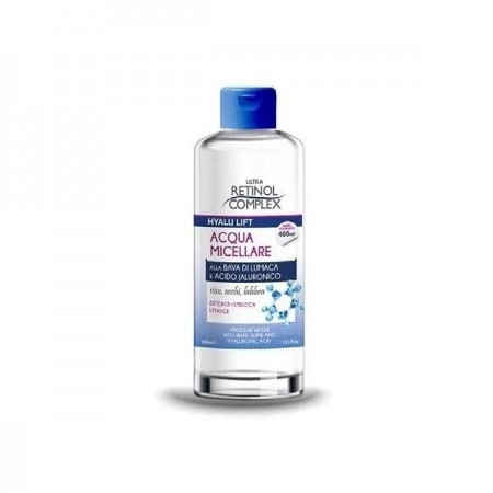 DESMAQUILLANTE AGUA MICELAR CON BABA DE CARACOL Y ACIDO HIALURONICO 400