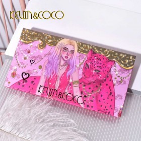 PALETA DE SOMBRAS 18 COLORES PINK PANTHER 18 COLORES STANDAR PEQUEÑA