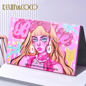 PALETA DE SOMBRA DE OJOS BARBIE 40 COLORES TAMAÑO STANDAR
