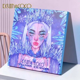 SOMBRA DE OJOS QUEEN MAKE UP 50 COLORES MEDIANA GRANDE